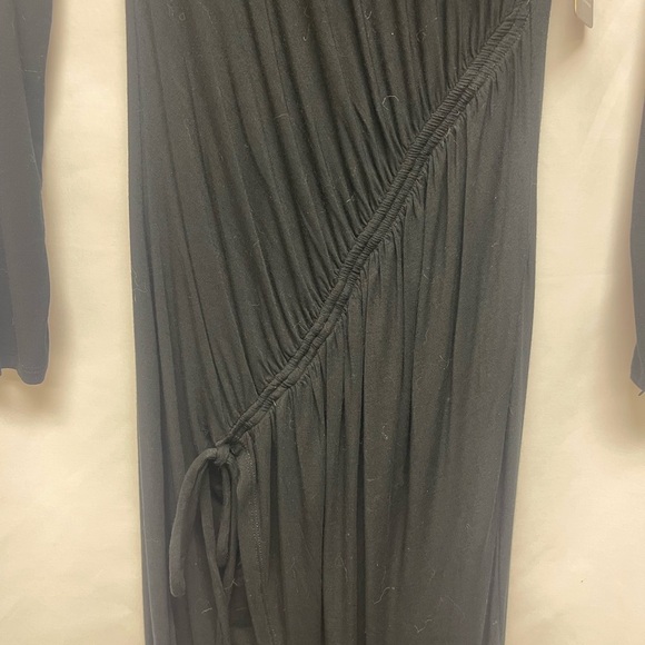 Express Black BodyCon Dress with Cinch Detail - Picture 3 of 7